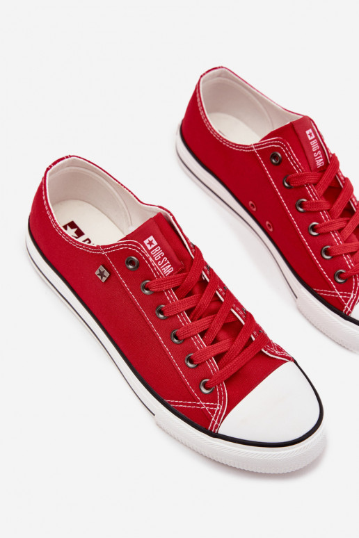 Scarpe casual da uomo Basso  Big Star DD174502 colore rosso
