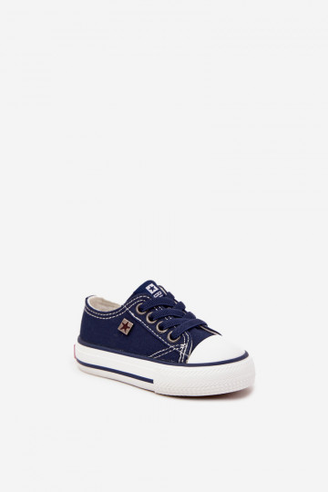 Sneakers nere su suola bianca spessa