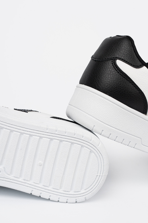 Elegante nero-Colore bianco Scarpe modello sneakers z luccichiooAymi AstaAkami