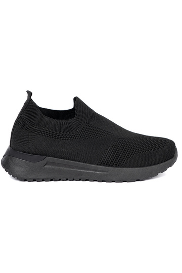 Scarpe dallo stile sportivo typu slip-on A colore nerom kolorze 2