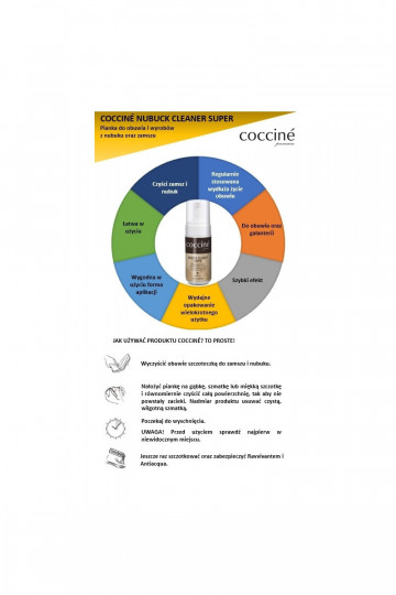 Coccine Schiuma detergente per pelle scamosciata e tessuti nubuck Detergente per nubuck 2