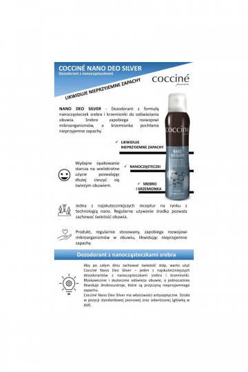 Coccine Abilitatono Deo Silver Deodorante per scarpe 75ml 2