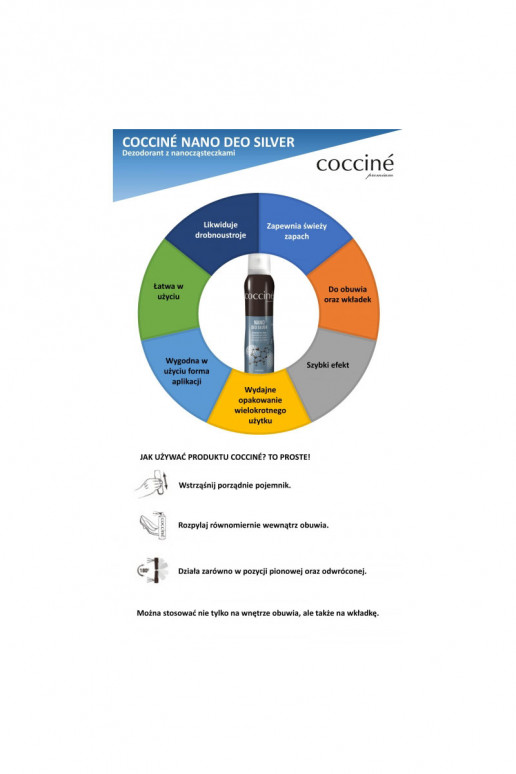 Coccine Abilitatono Deo Silver Deodorante per scarpe 75ml