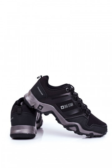 Scarpe da trekking da uomo Big Star Outdoor nere GG174269 2