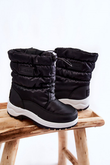 Stivali da neve per bambini con zip Big Star KK374235 nere