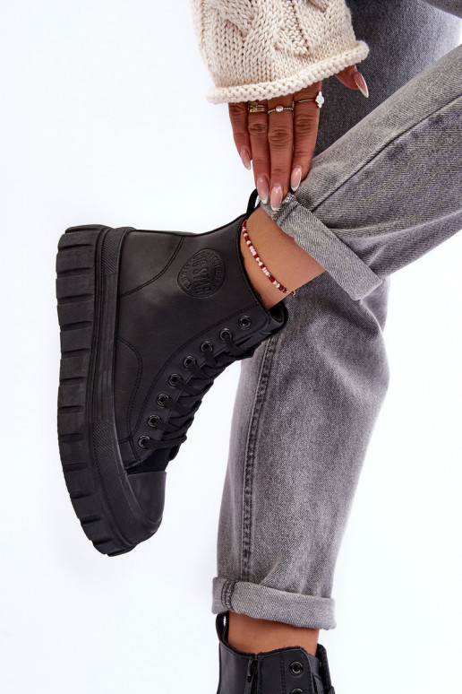 riscaldamento Pelle scarpe casual Al Castello Big Star MM274625 colore nero