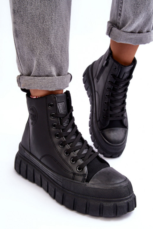 riscaldamento Pelle scarpe casual Al Castello Big Star MM274625 colore nero