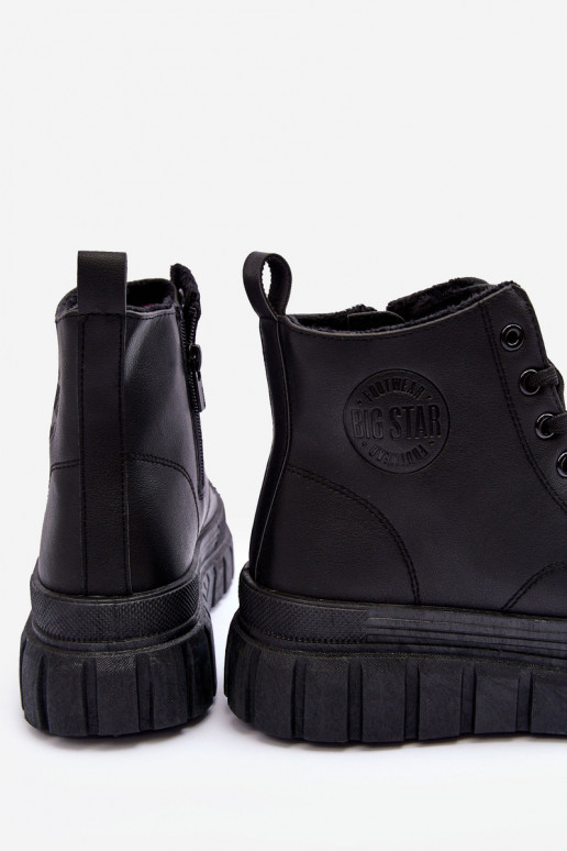 riscaldamento Pelle scarpe casual Al Castello Big Star MM274625 colore nero