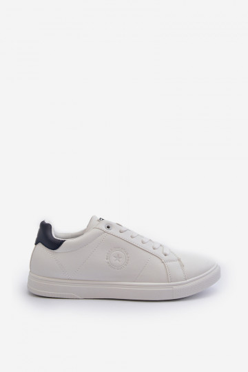 Scarpe basse da uomo in eco-pelle Big Star NN174282 bianche 2