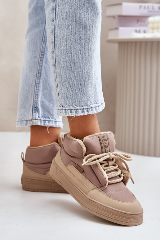 Stivali da neve Femminile Big Star OO274A532 beige