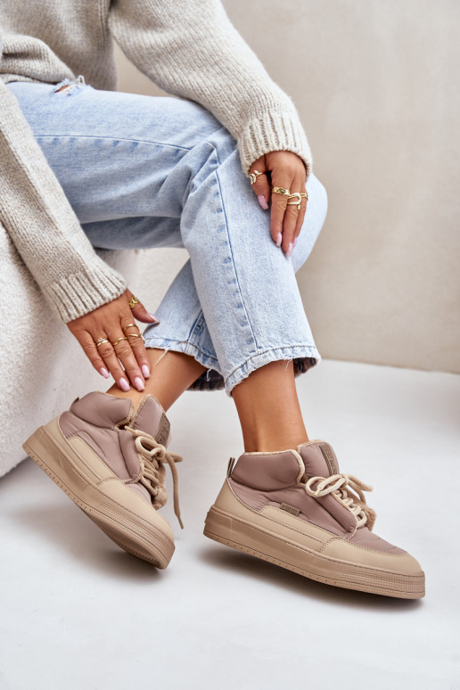 Stivali da neve Femminile Big Star OO274A532 beige