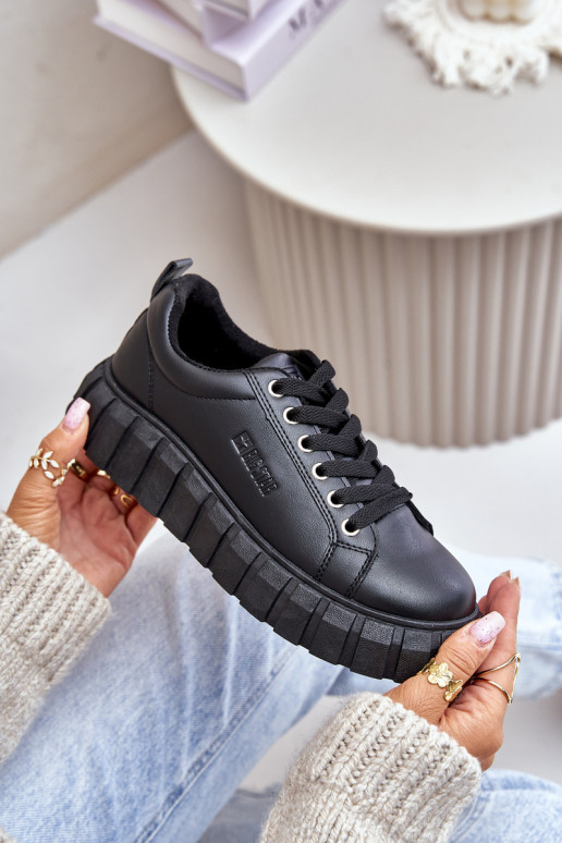 riscaldamento Scarpe modello sneakers Femminile Big Star MM274617 colore nero