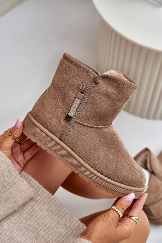 Stivali da neve Femminile Big Star OO274A165 beige