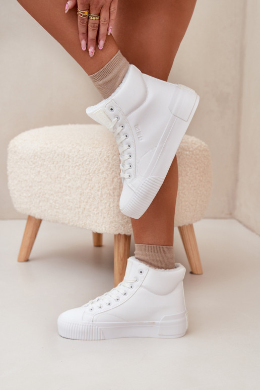 riscaldamento Scarpe per il tempo libero con una piattaforma Big Star OO274794 Colore bianco