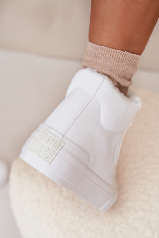 riscaldamento Scarpe per il tempo libero con una piattaforma Big Star OO274794 Colore bianco