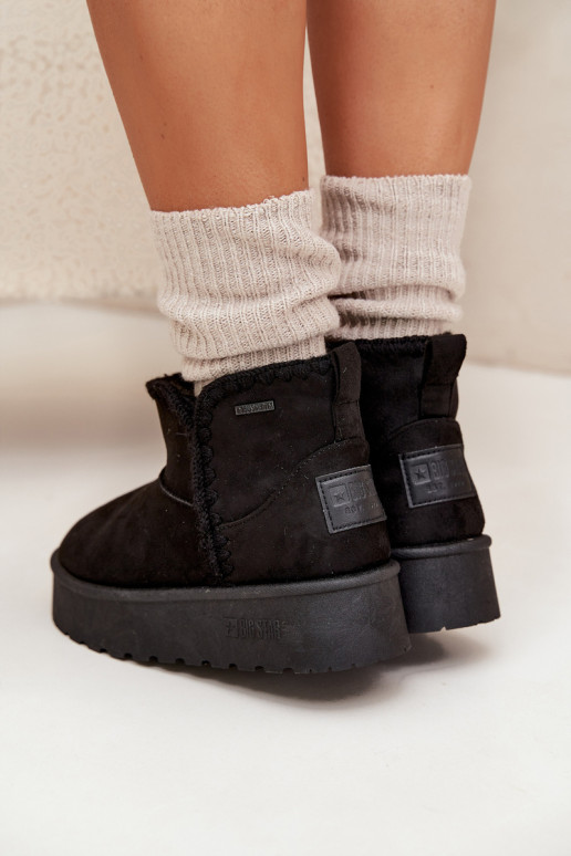 Stivali da neve Femminile con una piattaformaPrzeszyciami Big Star SS274128 colore nero
