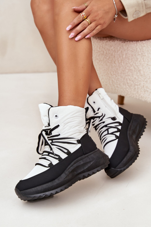 Stivali da neve Femminile Al Castello Big Star SS274060 Bianco-colore nero