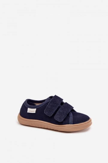Infradito blu scuro "Barefoot" per bambini "Sklandžiai" Milami Saphira