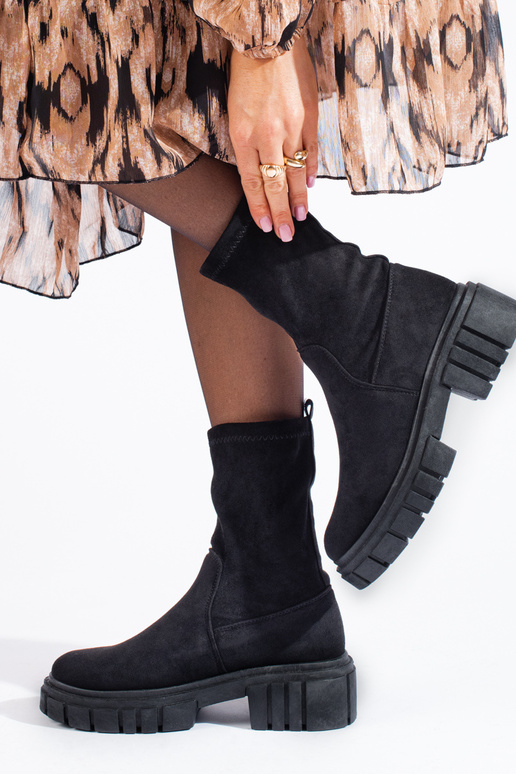 colore nero scarpe dalla pelle scamosciata donne colore nero scarpe dalla pelle scamosciata donne