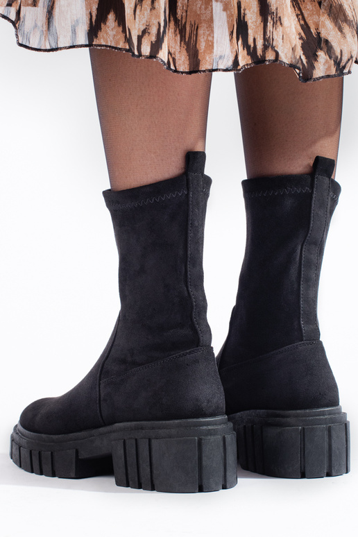 colore nero scarpe dalla pelle scamosciata donne colore nero scarpe dalla pelle scamosciata donne