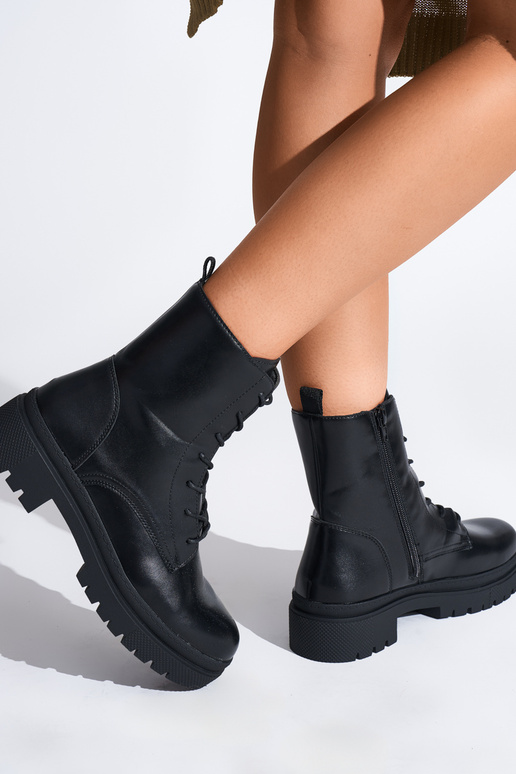 colore nero allacciato Scarpe da donna