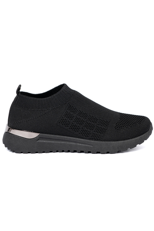 colore nero scarpe sportive slip-on z siateczkoAą choleAką