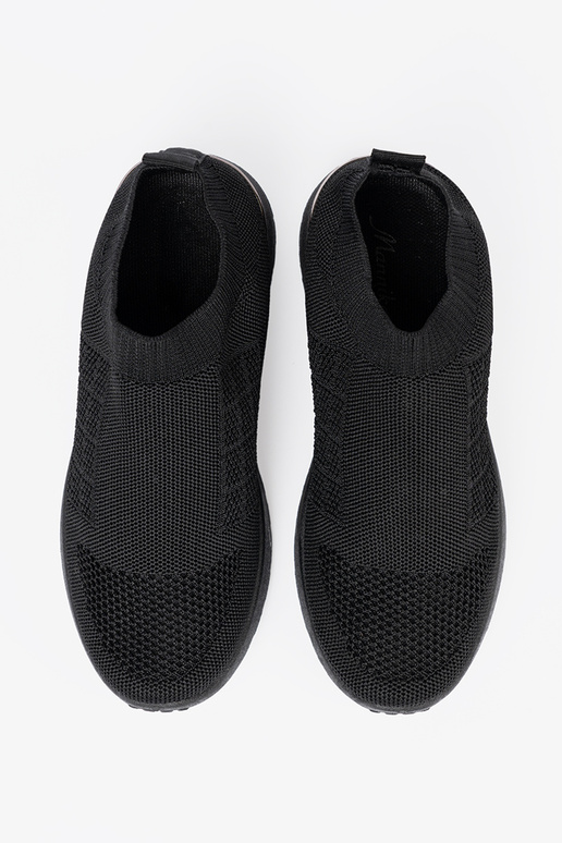 colore nero scarpe sportive slip-on z siateczkoAą choleAką