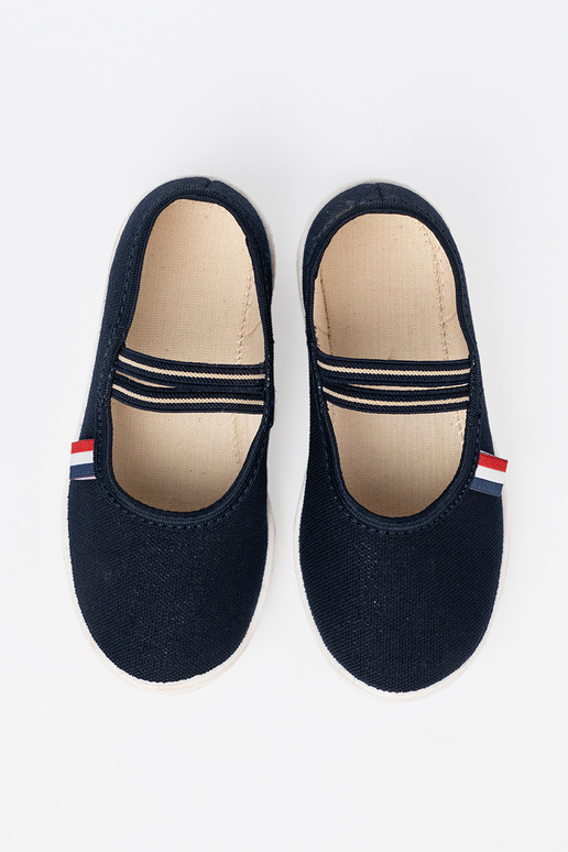  colore blu scarpe z flessibilem paskiem