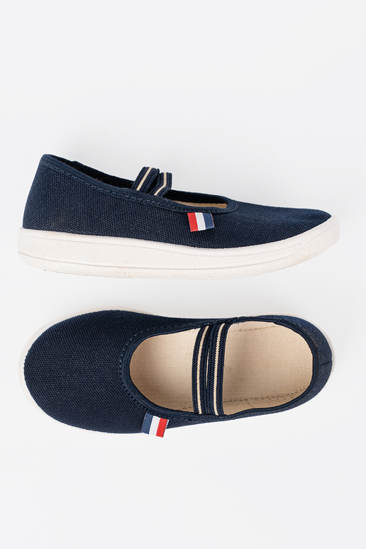  colore blu scarpe z flessibilem paskiem