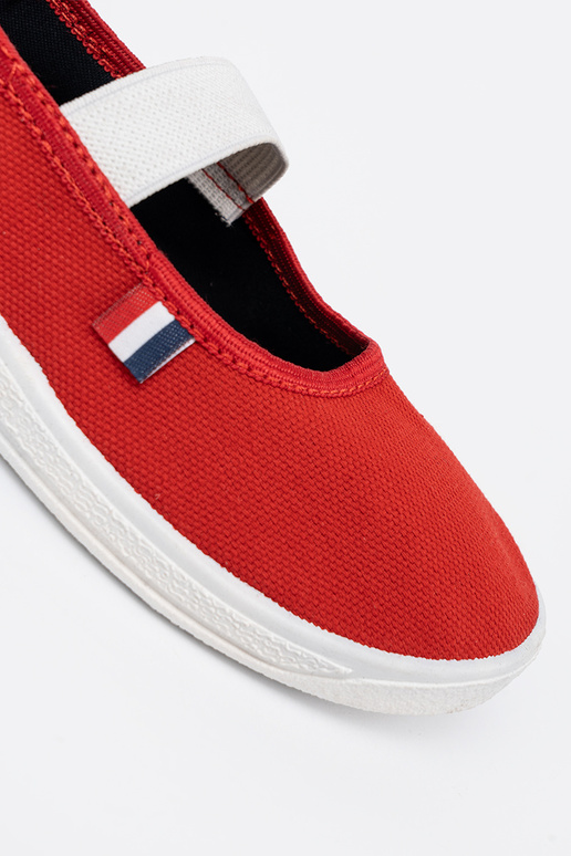 Rosso scarpe z flessibilem paskiem  Rosso scarpe z flessibilem paskiem