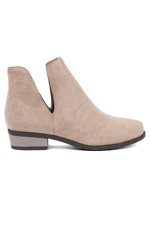 beige scarpe z Aycięciami