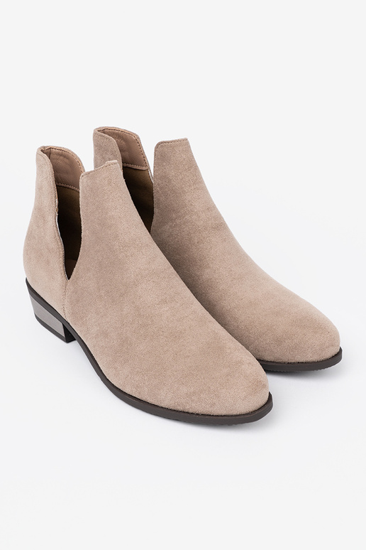 beige scarpe z Aycięciami