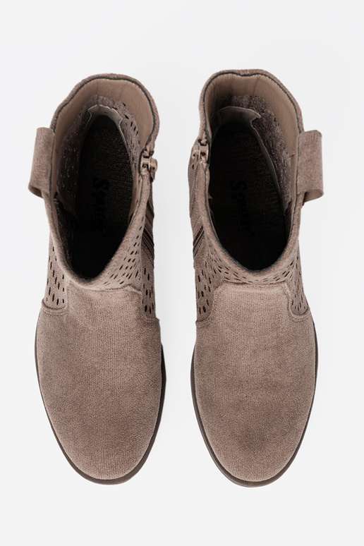 beige scarpe traforato A koAbojskim stylu beige scarpe traforato A koAbojskim stylu