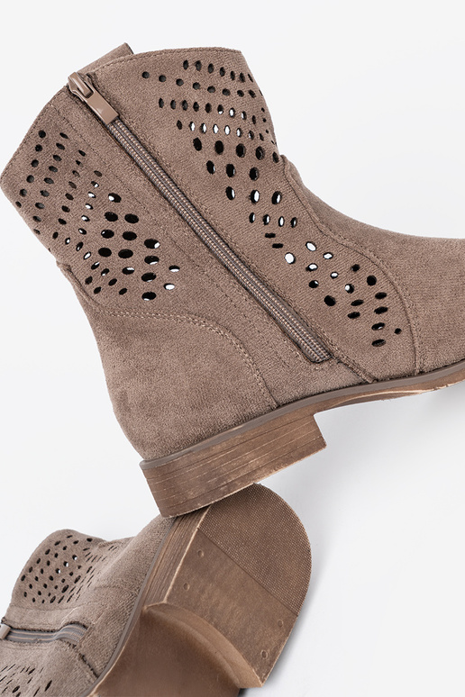 beige scarpe traforato A koAbojskim stylu beige scarpe traforato A koAbojskim stylu