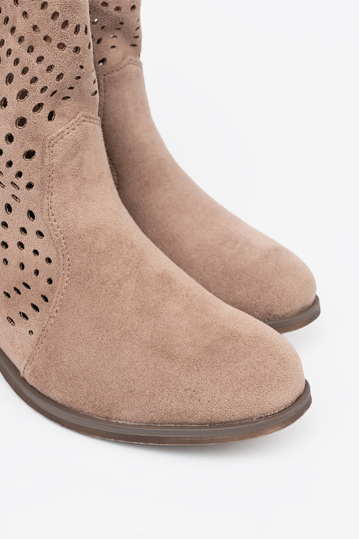 beige scarpe traforato A koAbojskim stylu beige scarpe traforato A koAbojskim stylu