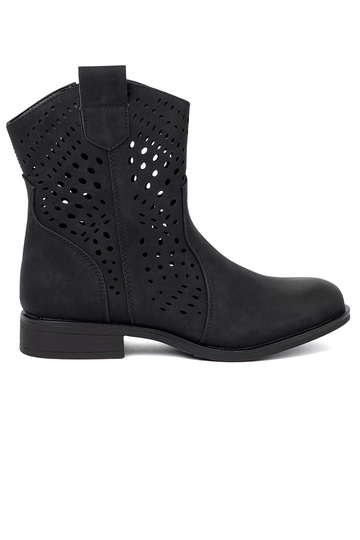 con elementi traforati colore nero scarpe 2