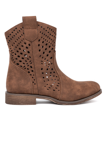 con elementi traforati colore marrone scarpe 2