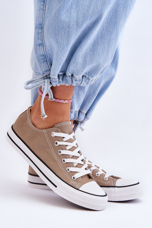 Classiche sneakers basse da donna beige Vegas
