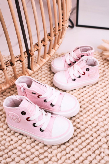 Scarpe per bambini con suola con cerniere BIG STAR HH374191 colore rosa 2