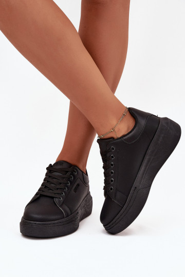 Scarpe sportive da donna con platform Big Star SS274244 di colore nero 2