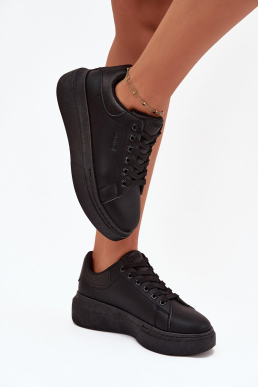 Scarpe modello sneakers Femminile con una piattaforma Big Star SS274244 colore nero