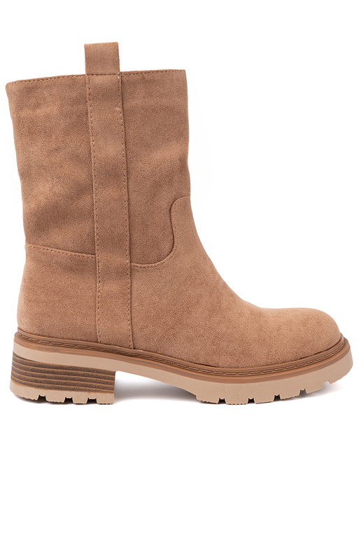 Minimalistyczne scarpe kameloAe z miękkiego zamszu