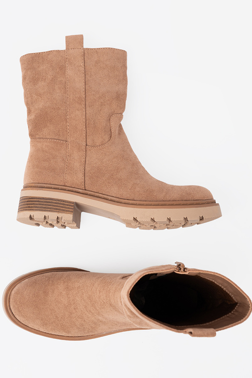 Minimalistyczne scarpe kameloAe z miękkiego zamszu