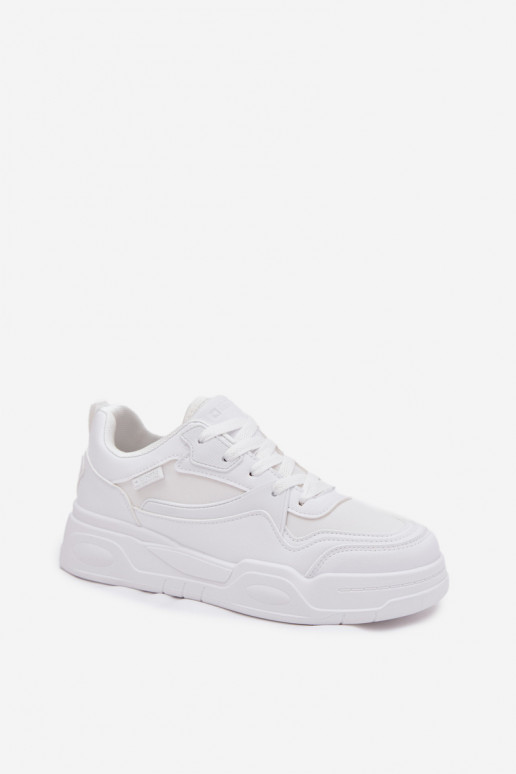 Scarpe modello sneakers Femminile con una piattaforma Big Star SS274590 HI-POLY SYSTEM Colore bianco