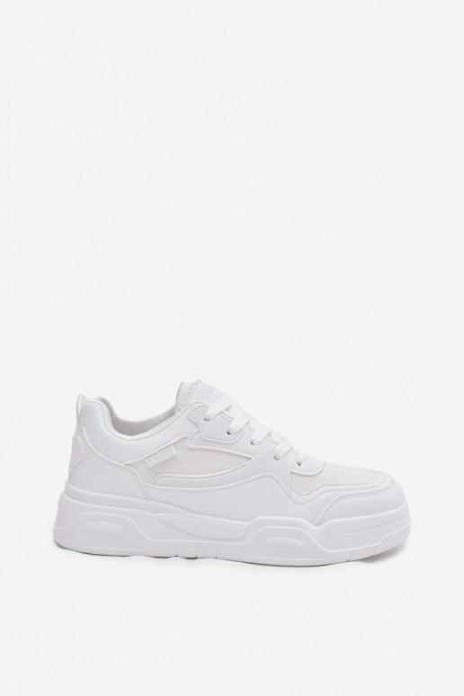 Scarpe modello sneakers Femminile con una piattaforma Big Star SS274590 HI-POLY SYSTEM Colore bianco