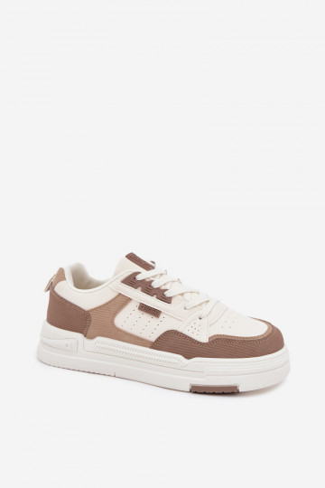 Scarpe stile sneakers color sabbia con plateau Big Star OO274A151