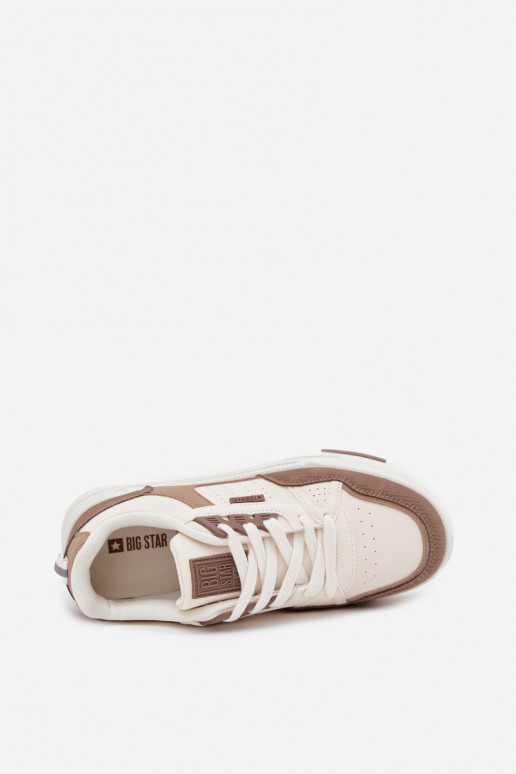 Scarpe modello sneakers con una piattaforma Big Star OO274A151 beige