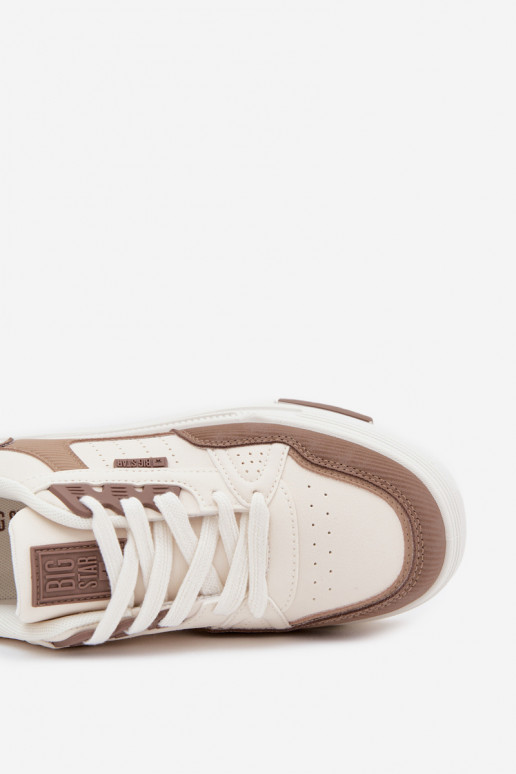 Scarpe modello sneakers con una piattaforma Big Star OO274A151 beige