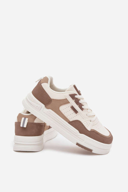 Scarpe modello sneakers con una piattaforma Big Star OO274A151 beige