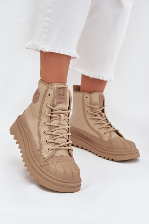 scarpe per il tempo libero con suola Femminile riscaldamento Big Star OO274A356 beige scarpe per il tempo libero con suola Femminile riscaldamento Big Star OO274A356 beige